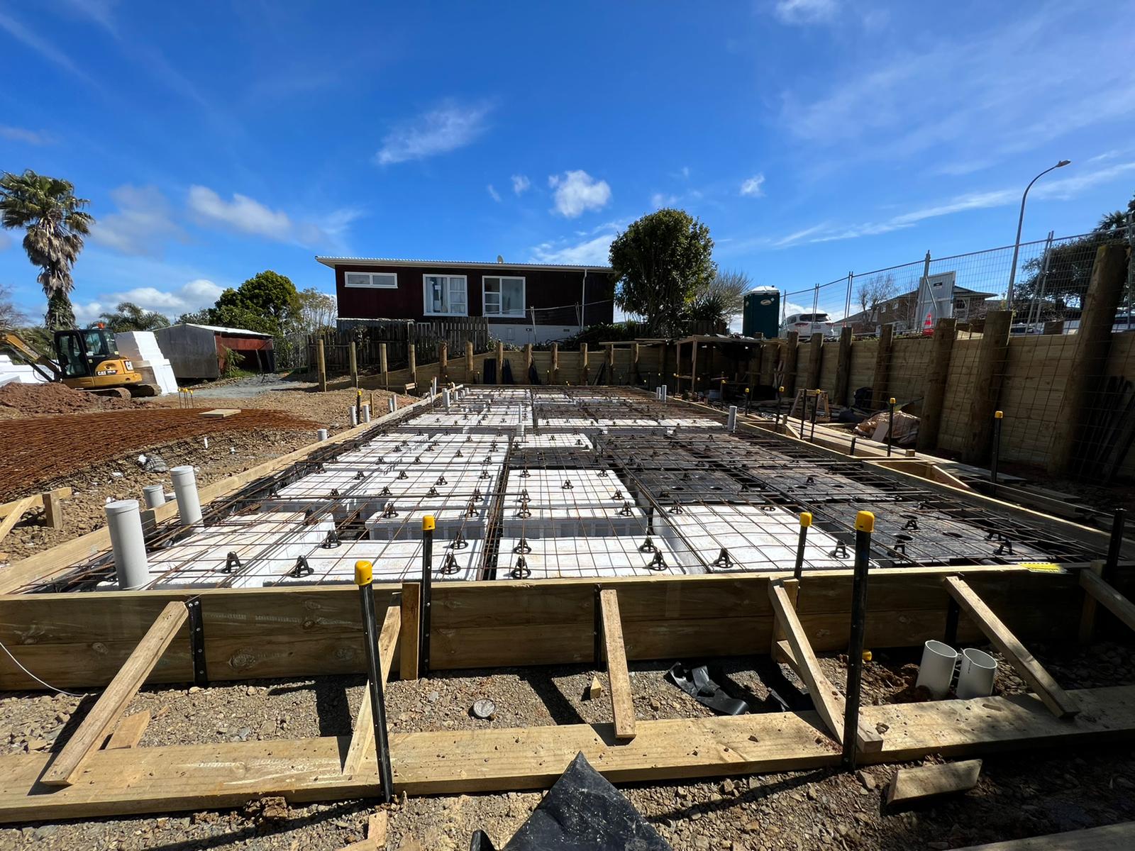 New build foundation work in Auckland