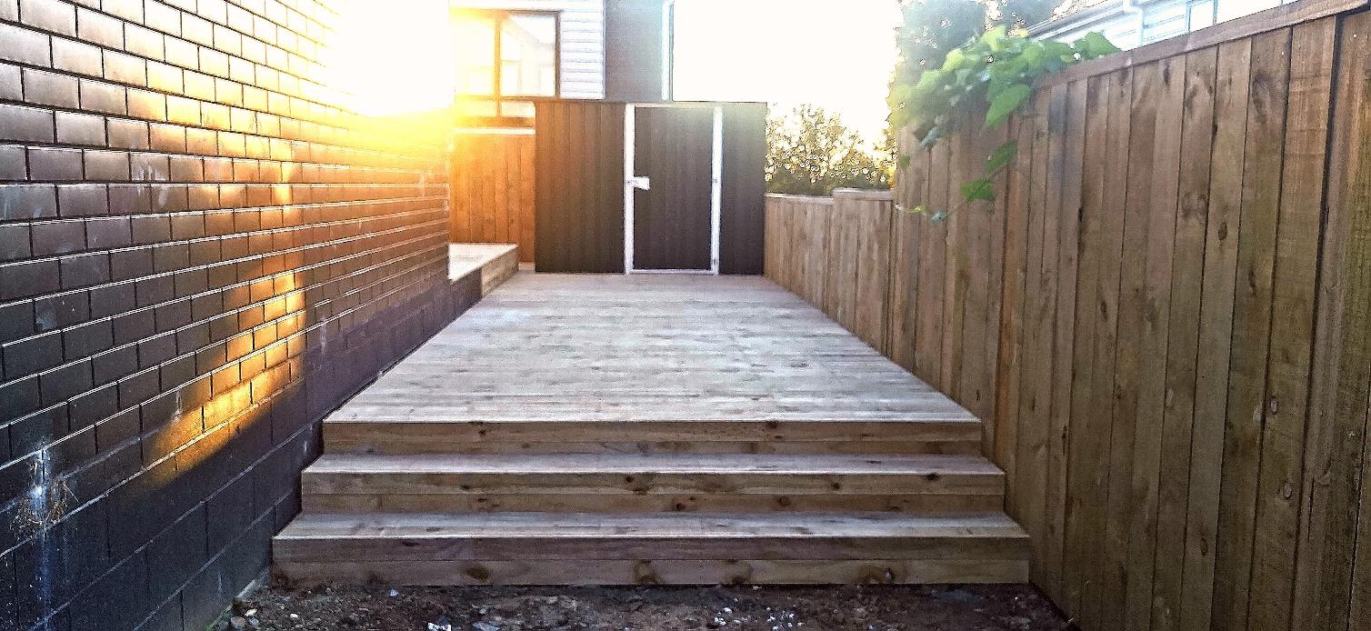 Ayer Road — decks and stairs works